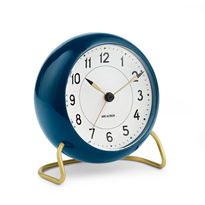 AJ Station bordsklocka petrolblå - petrolblå - Arne Jacobsen Clocks