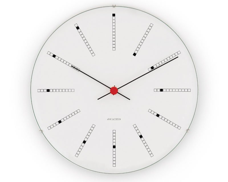 Arne Jacobsen Clocks Arne Jacobsen Bankers klocka o 210 mm