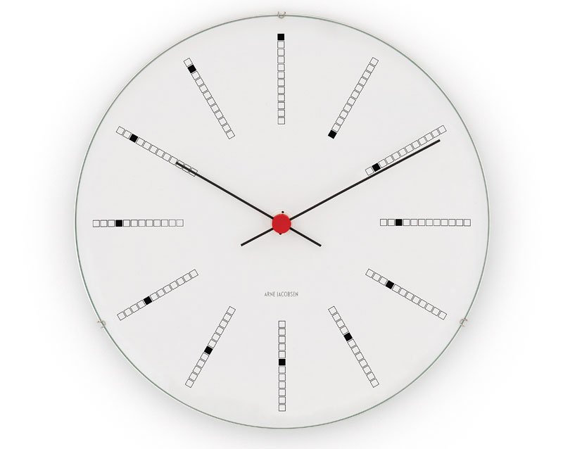 Arne Jacobsen Clocks Arne Jacobsen Bankers klocka 210 mm