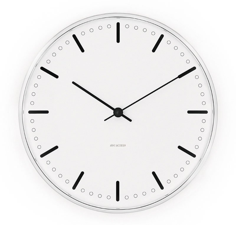Arne Jacobsen Clocks Arne Jacobsen City Hall klocka 290 mm