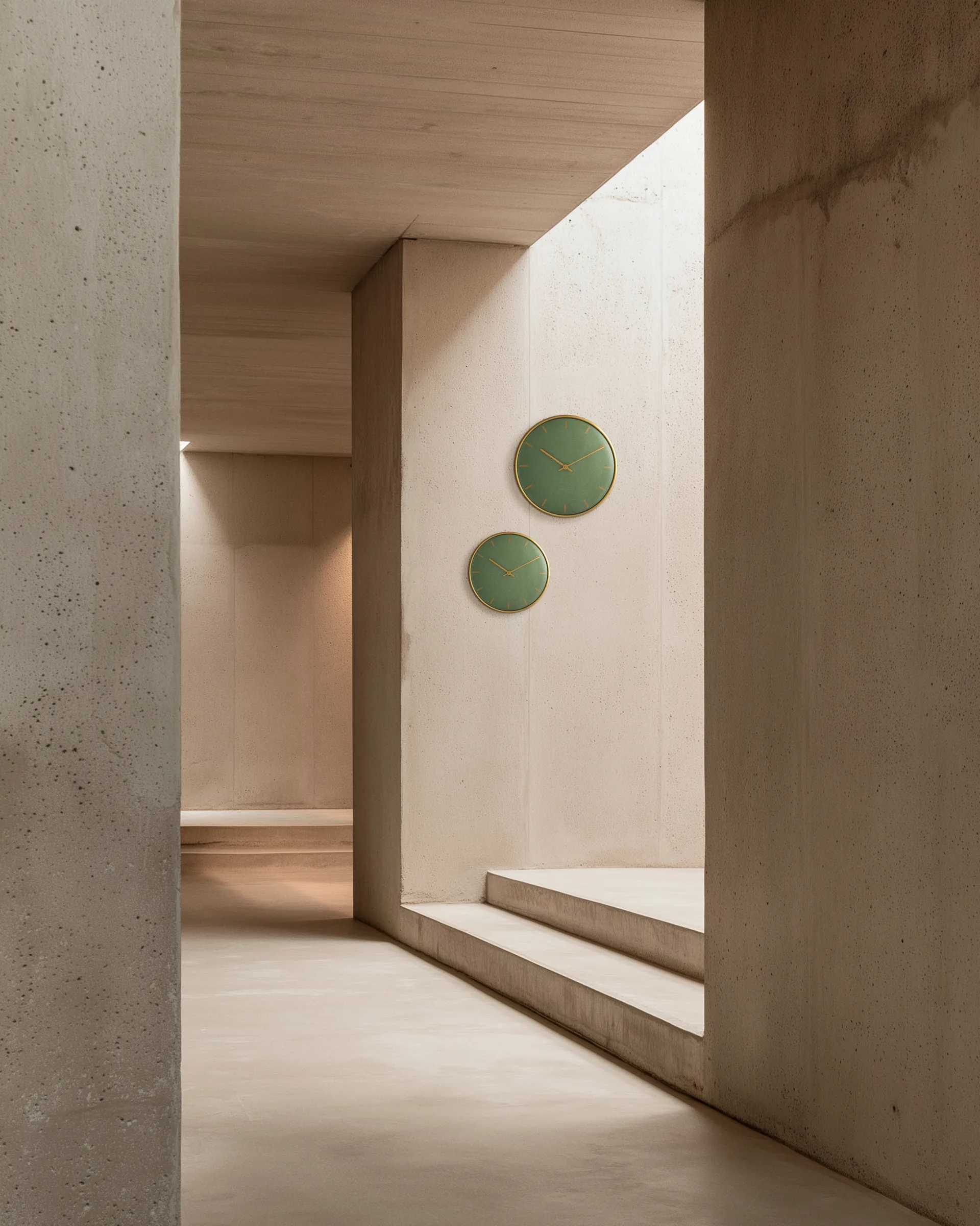 Arne Jacobsen City Hall klocka, Grön, Ø21 cm Arne Jacobsen Clocks