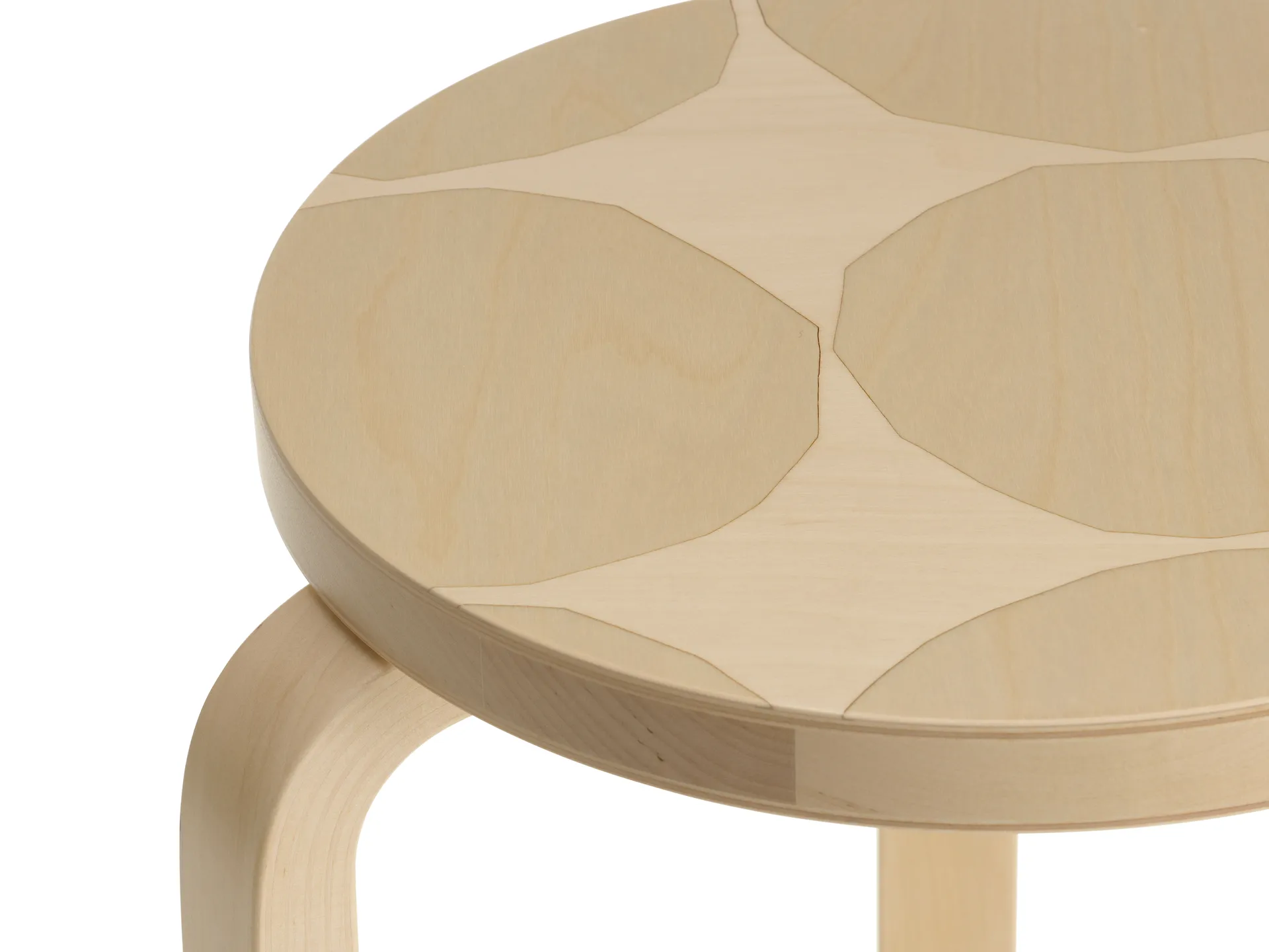 Artek + Marimekko Stool 60 Kivet pall, Björk Artek