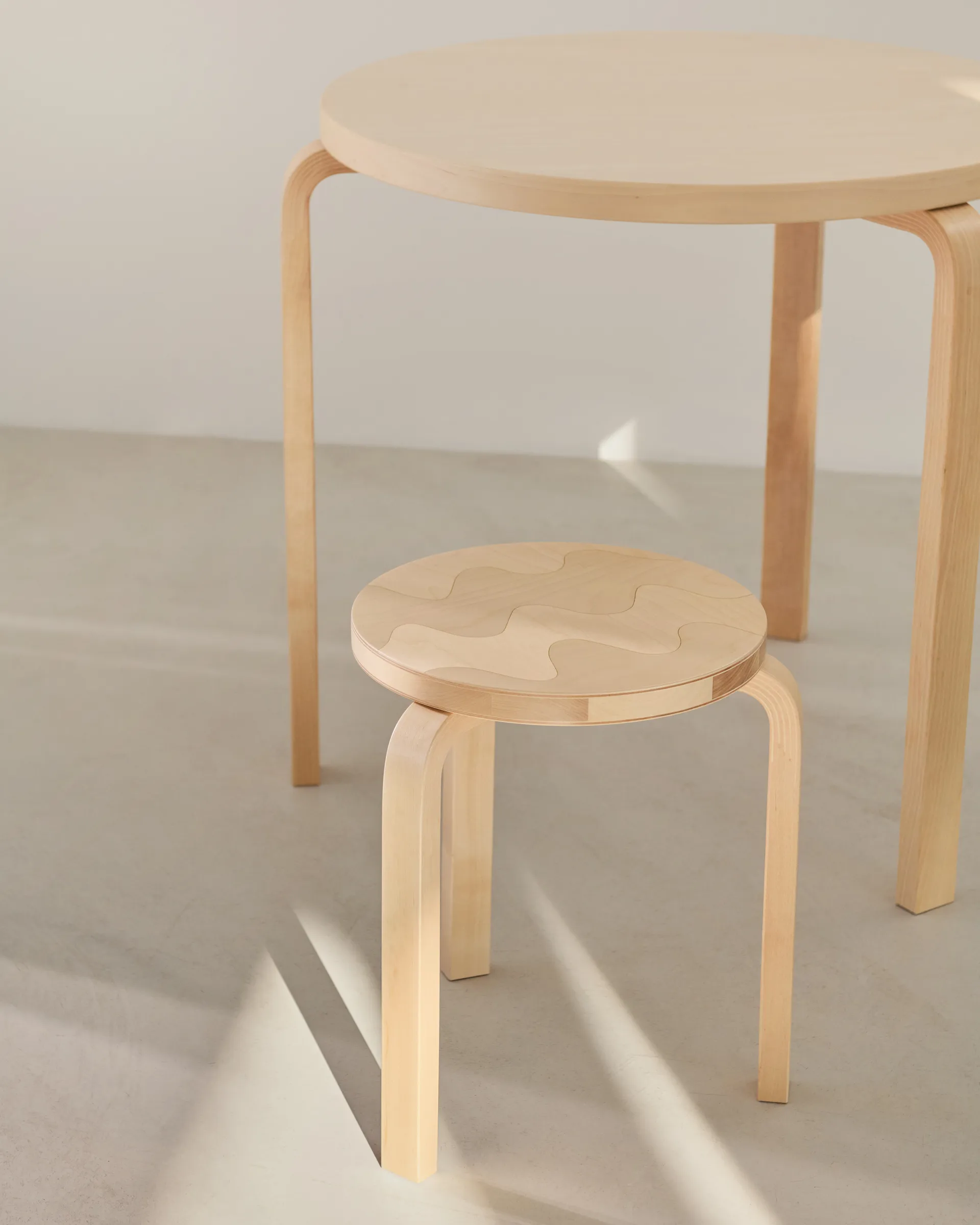 Artek + Marimekko Stool 60 Lokki pall, Björk Artek