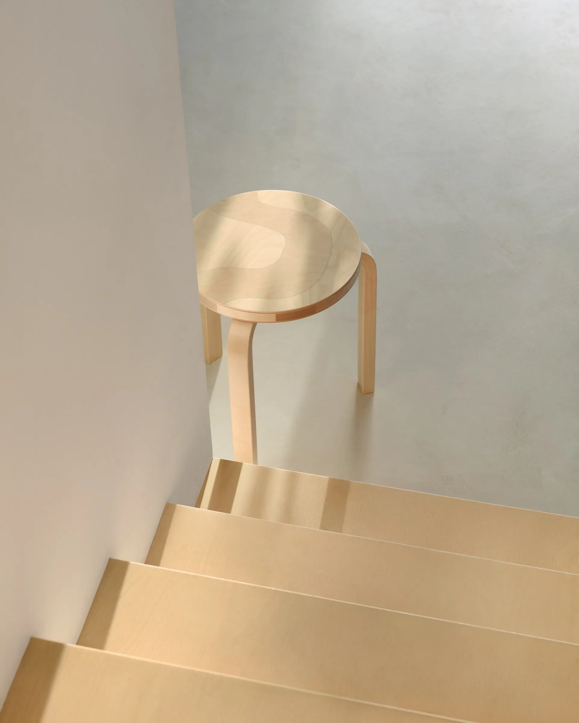 Artek + Marimekko Stool 60 Seireeni pall, Björk Artek