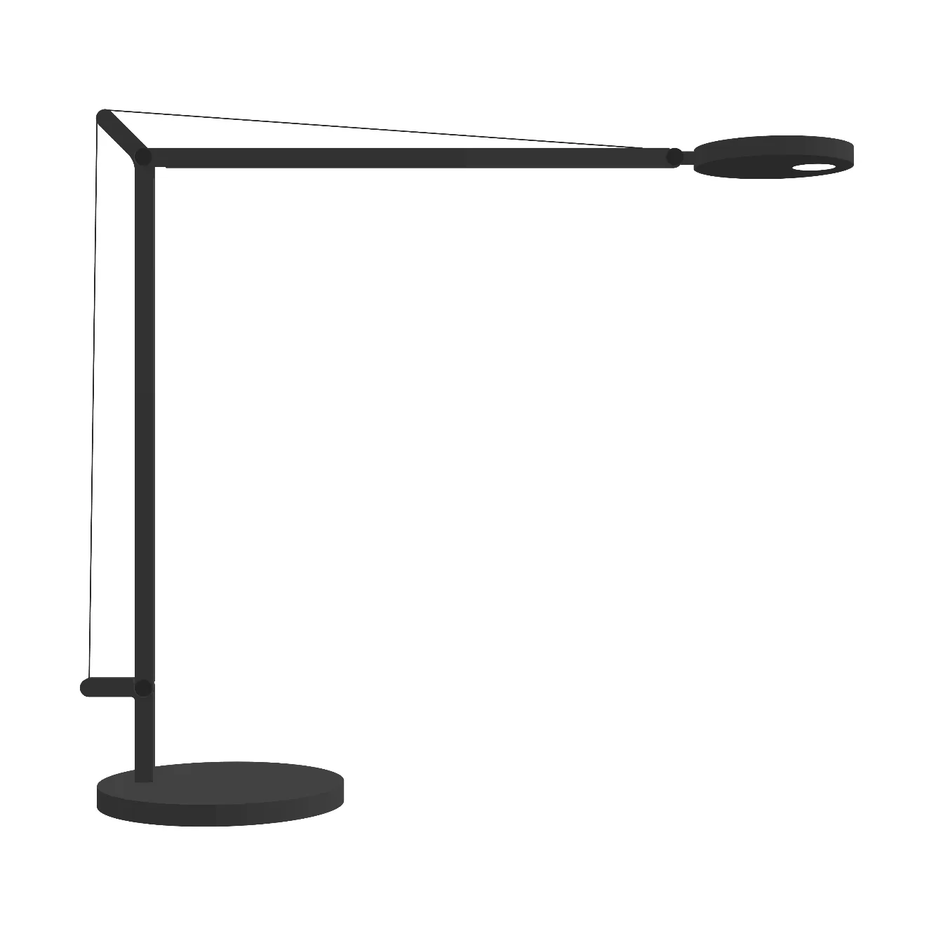 Demetra bordslampa - Glossy black,  Artemide