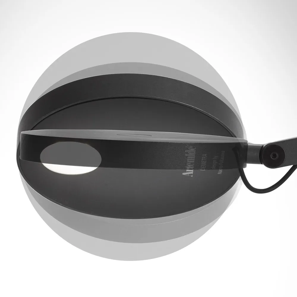 Demetra bordslampa - Glossy black,  Artemide