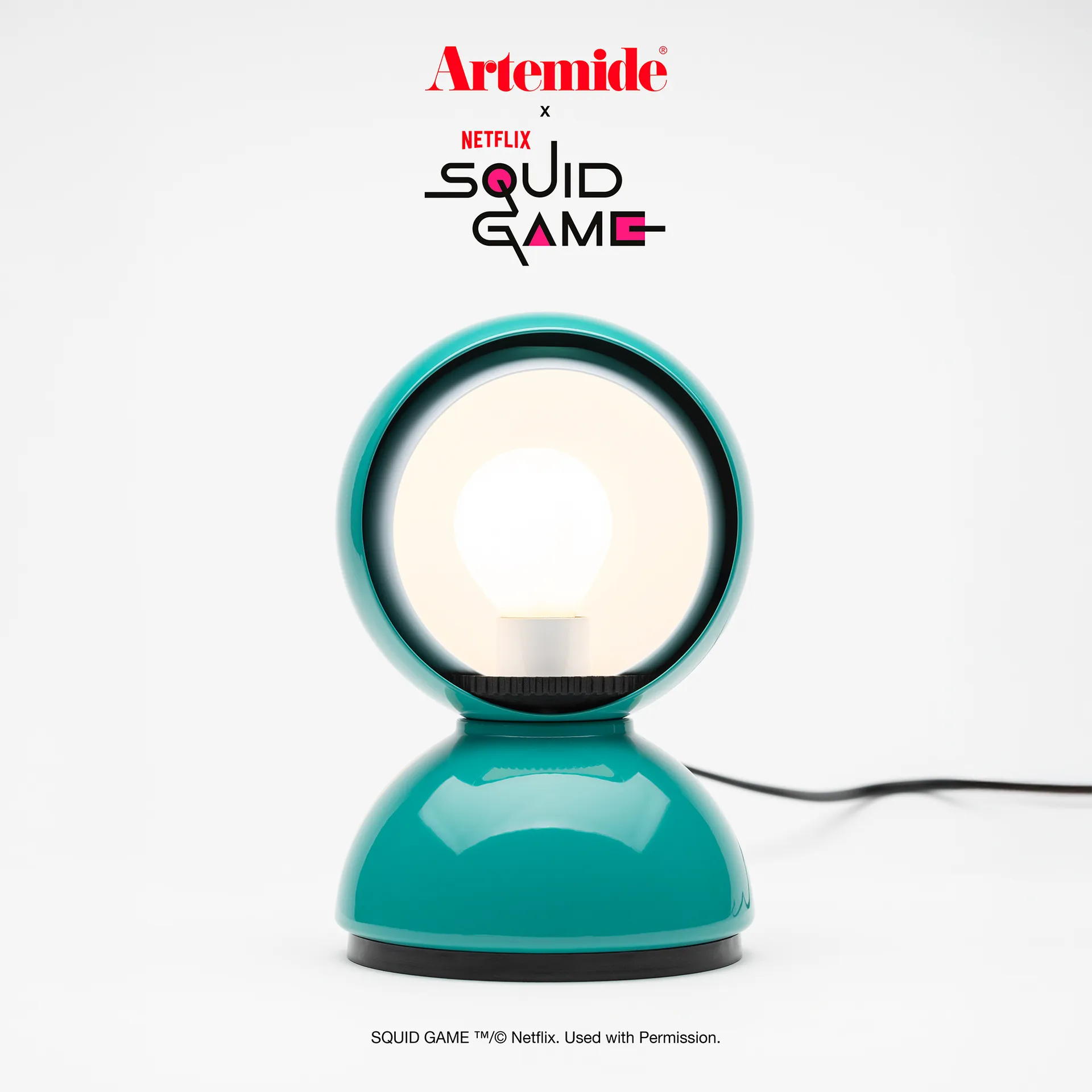 Eclisse x Squid Game bordslampa Special Edition, Player Artemide
