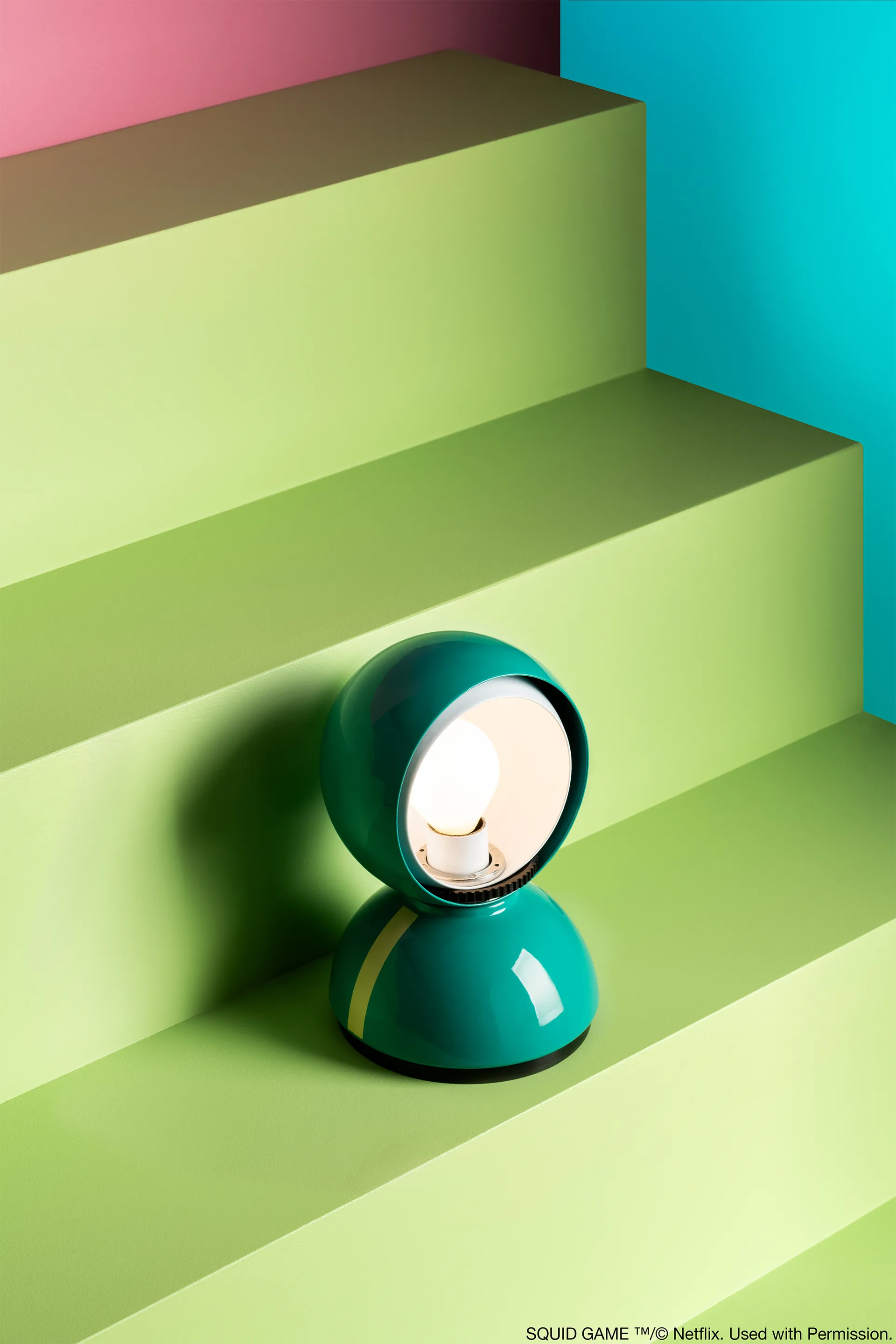 Eclisse x Squid Game bordslampa Special Edition, Player Artemide