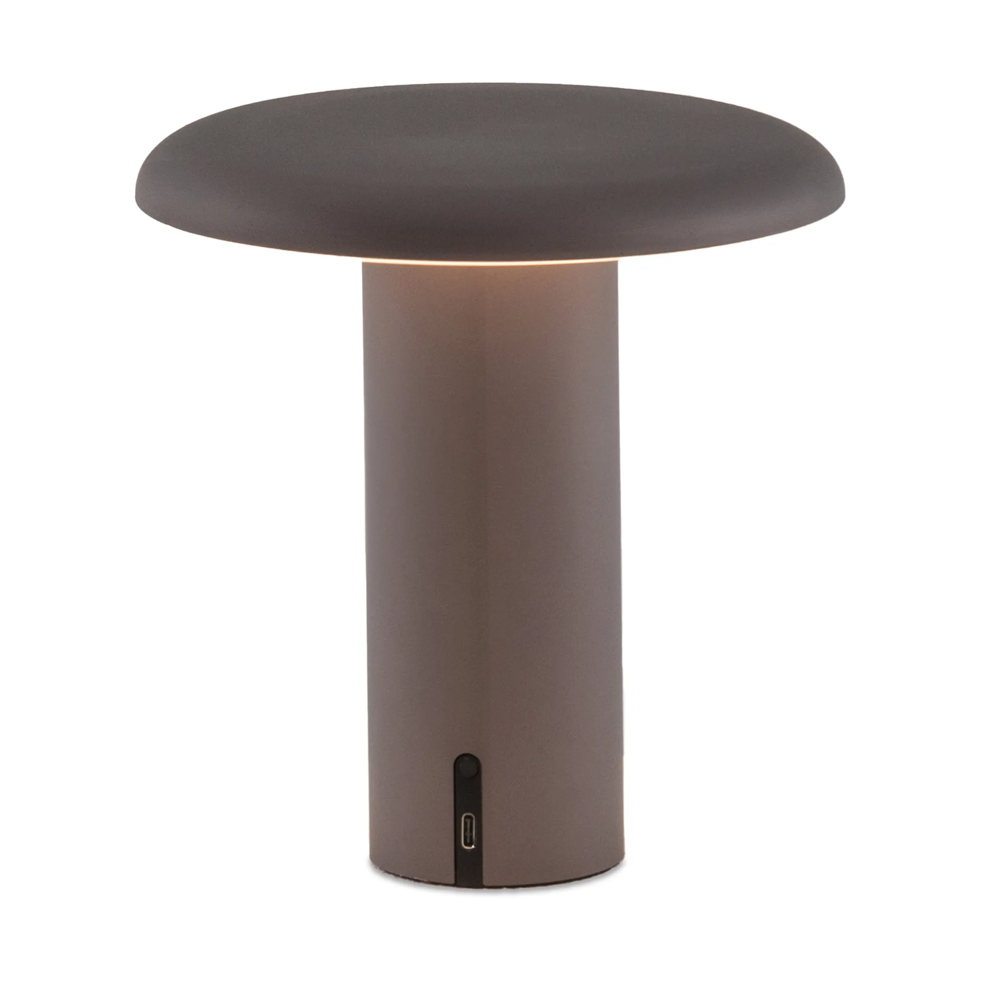 Takku portabel bordslampa 19 cm, Anodized grey Artemide