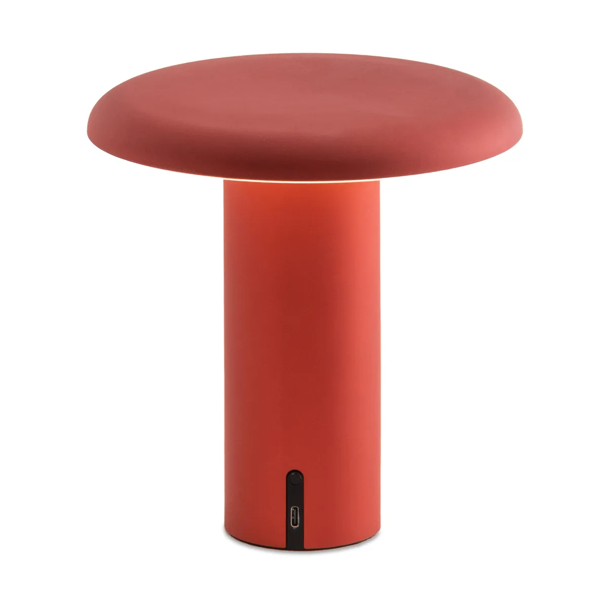 Artemide Takku portabel bordslampa 19 cm Anodized red