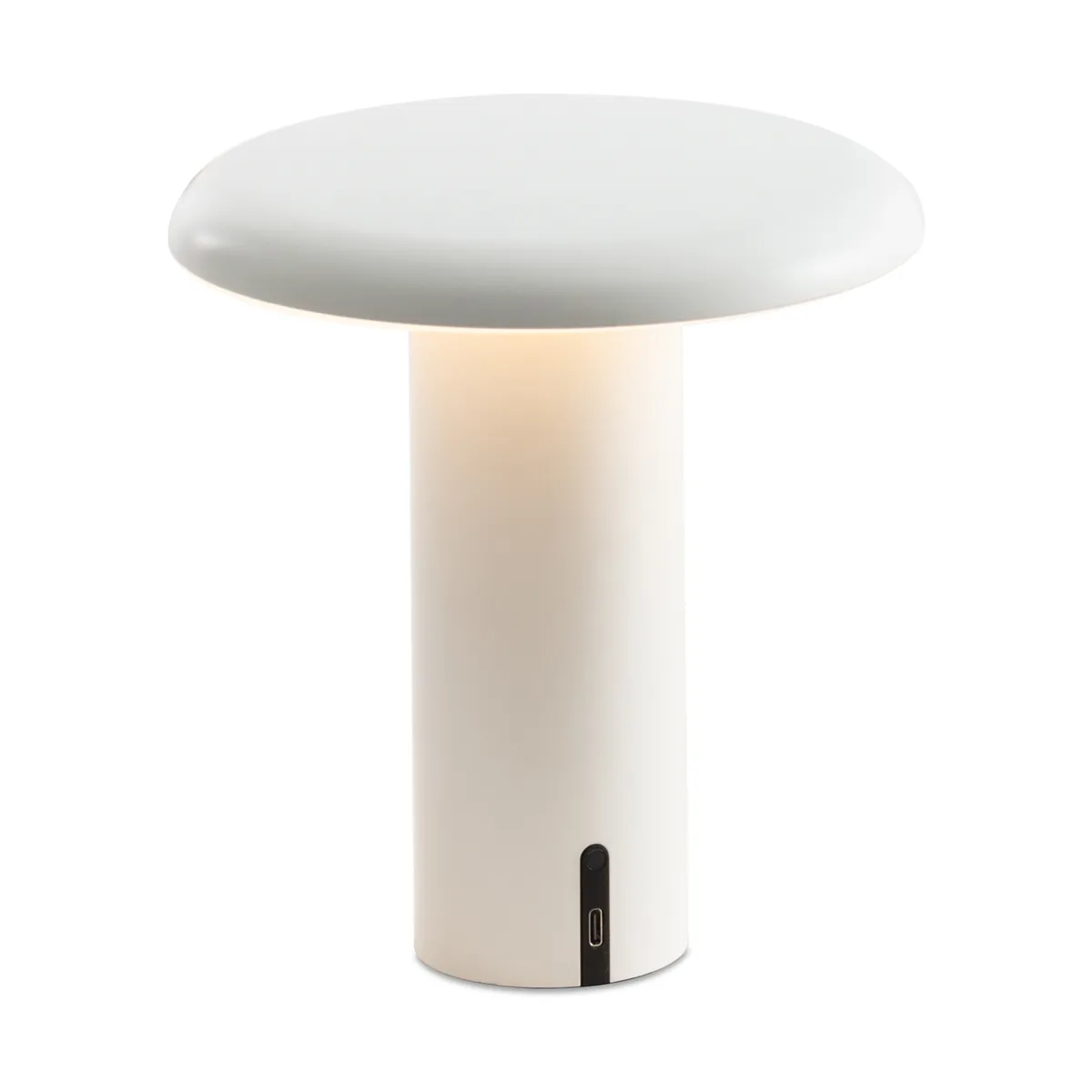 Artemide Takku portabel bordslampa 19 cm Varnished white