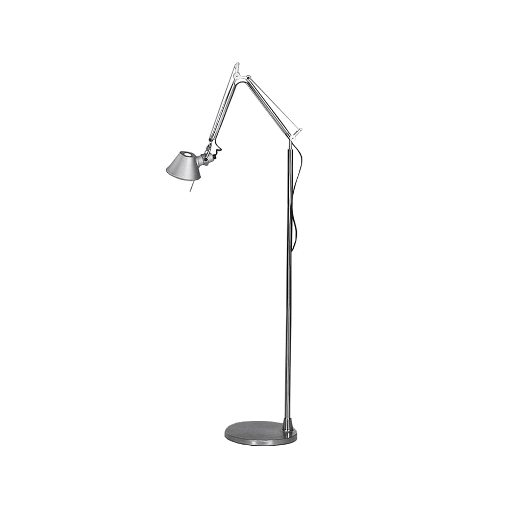 Artemide Tolomeo Micro golvlampa Aluminium LED | Skandinavisk Design | Golvlampor | Silverfärgad
