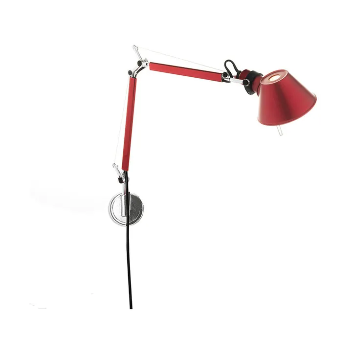 Tolomeo Micro vägglampa - Anodized red - Artemide