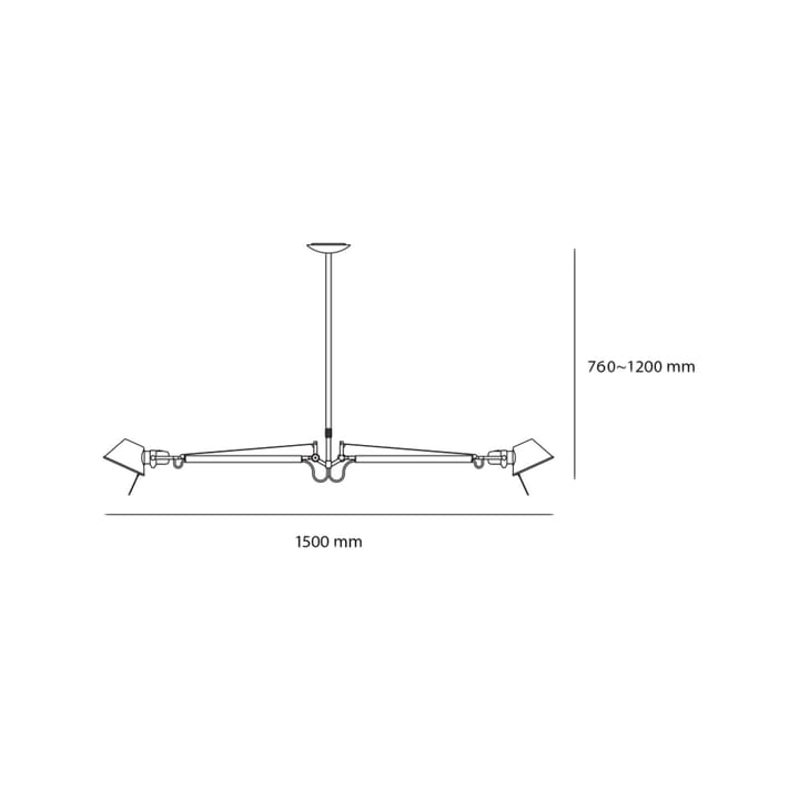 Tolomeo pendel - Aluminium - Artemide