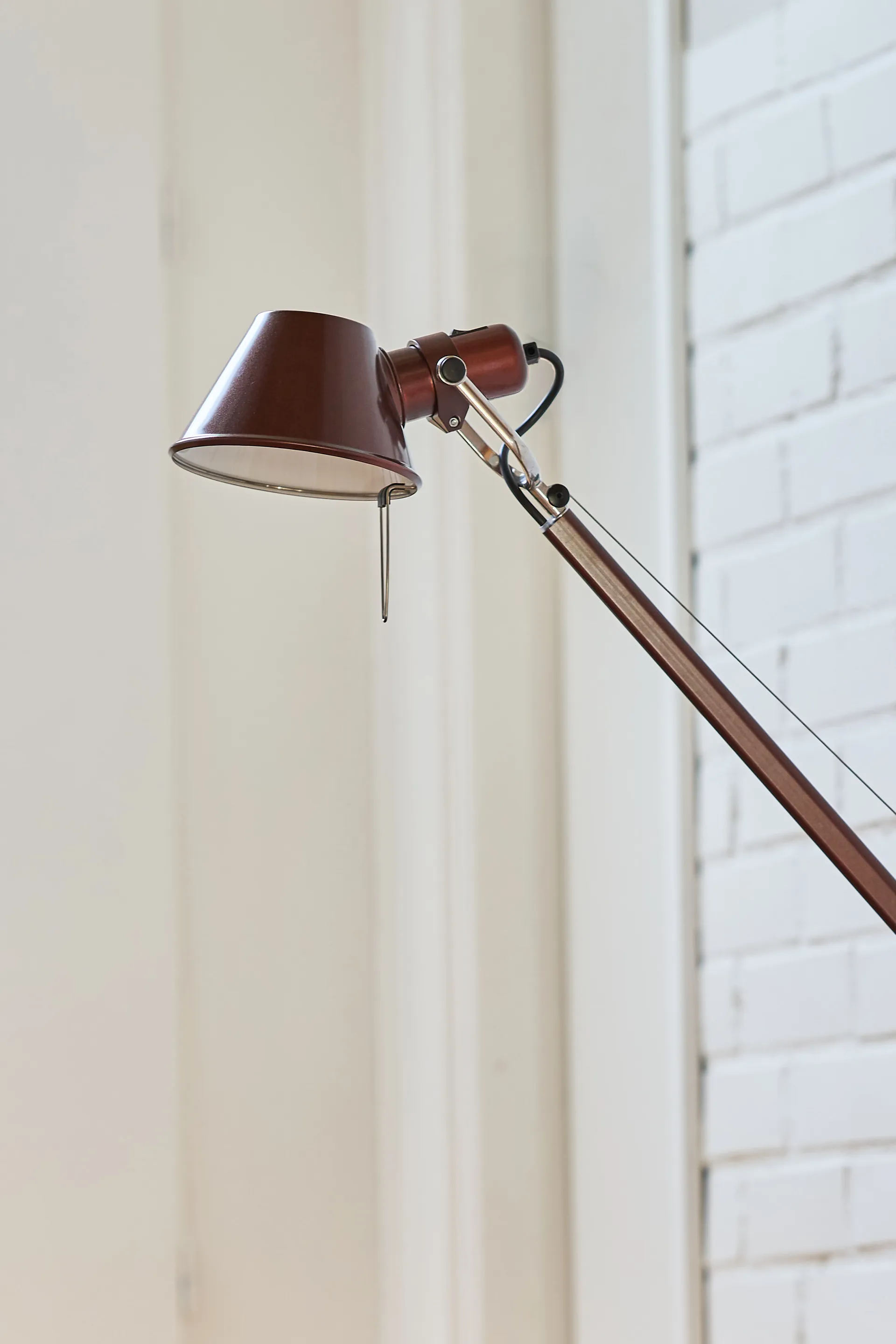 Tolomeo Reading golvlampa E27 special edition - Brown metallic,  Artemide