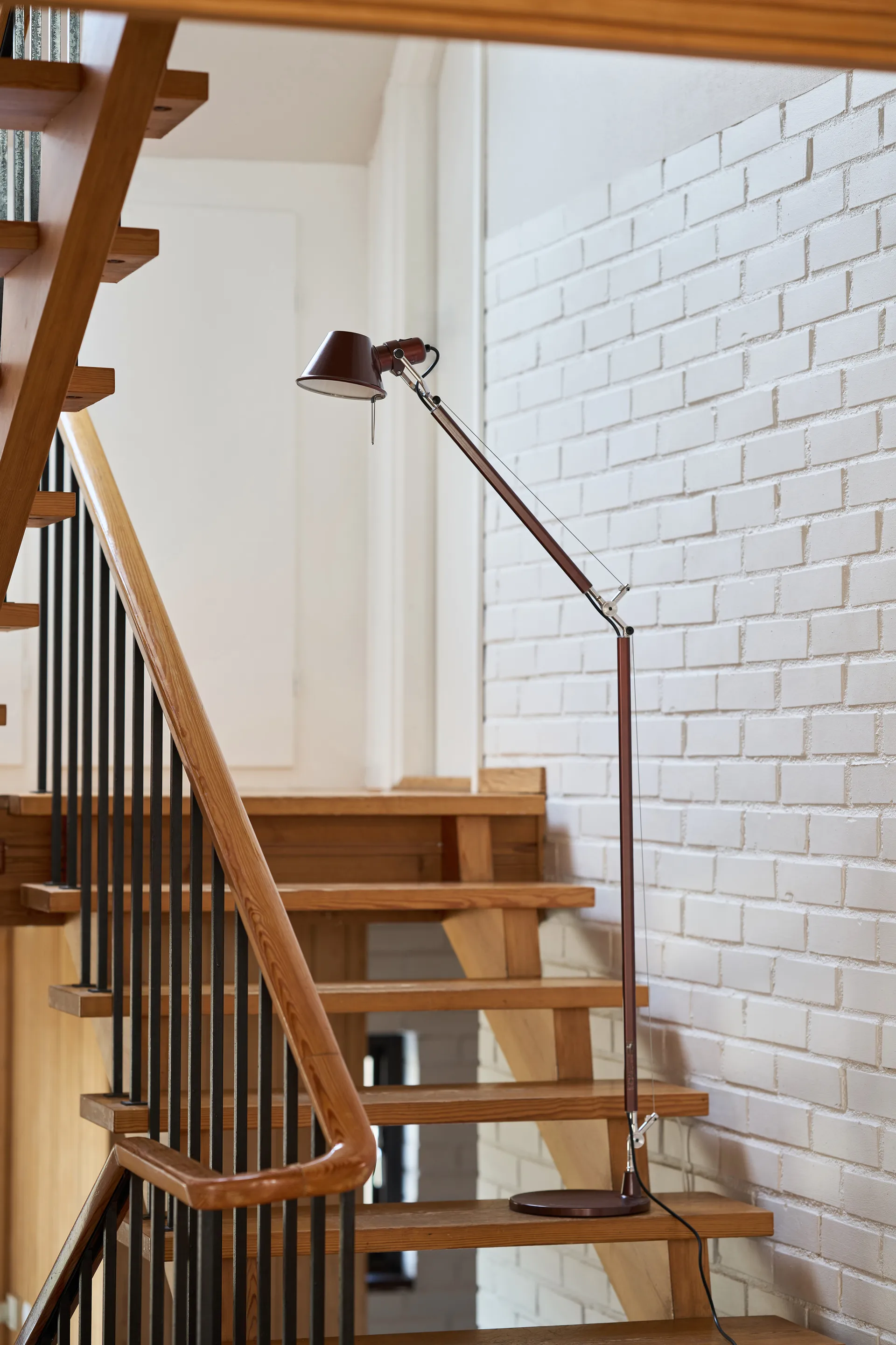 Tolomeo Reading golvlampa E27 special edition - Brown metallic,  Artemide