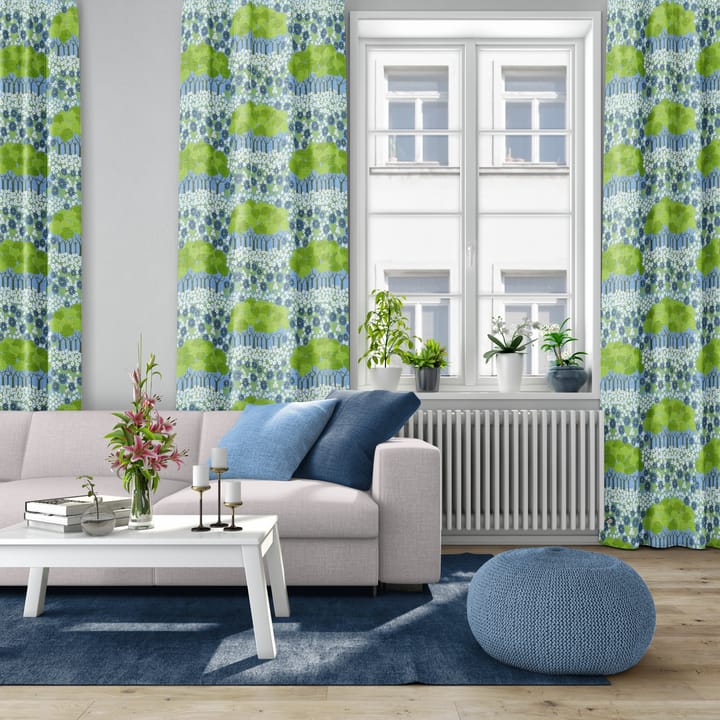 Allé tyg - Grön-blå - Arvidssons Textil