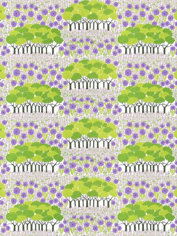 Allé tyg - Grön-lila - Arvidssons Textil