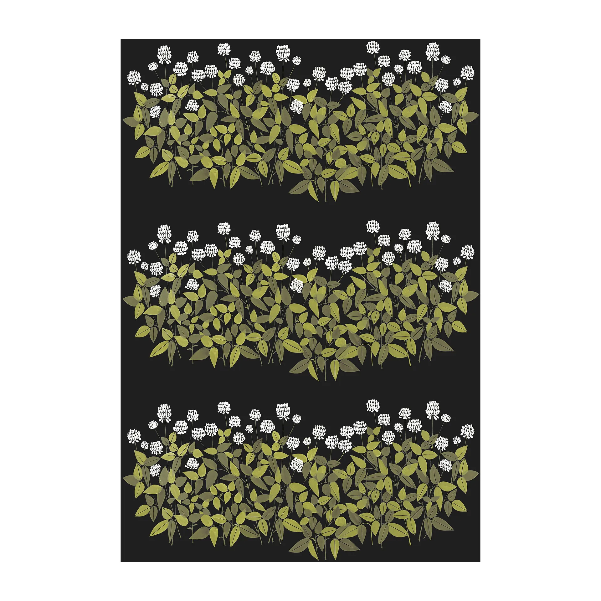 Ängsmark tyg, Grön-svart Arvidssons Textil