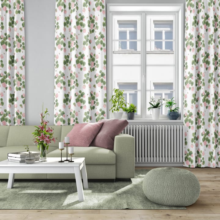 Astrid tyg, Rosa-grön Arvidssons Textil