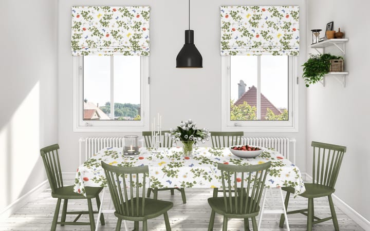 Björkäng tyg, Grön-multi Arvidssons Textil