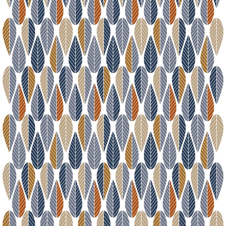 Blader tyg - Blå - Arvidssons Textil