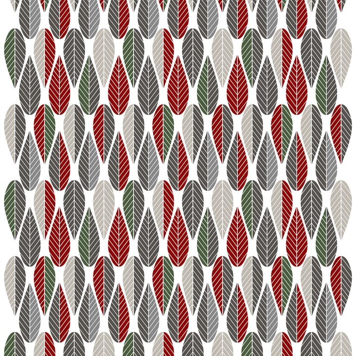 Blader tyg - Röd-grön - Arvidssons Textil