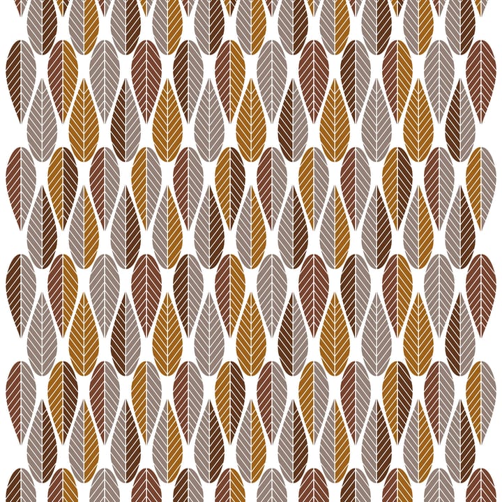Blader tyg - Rost-brun - Arvidssons Textil