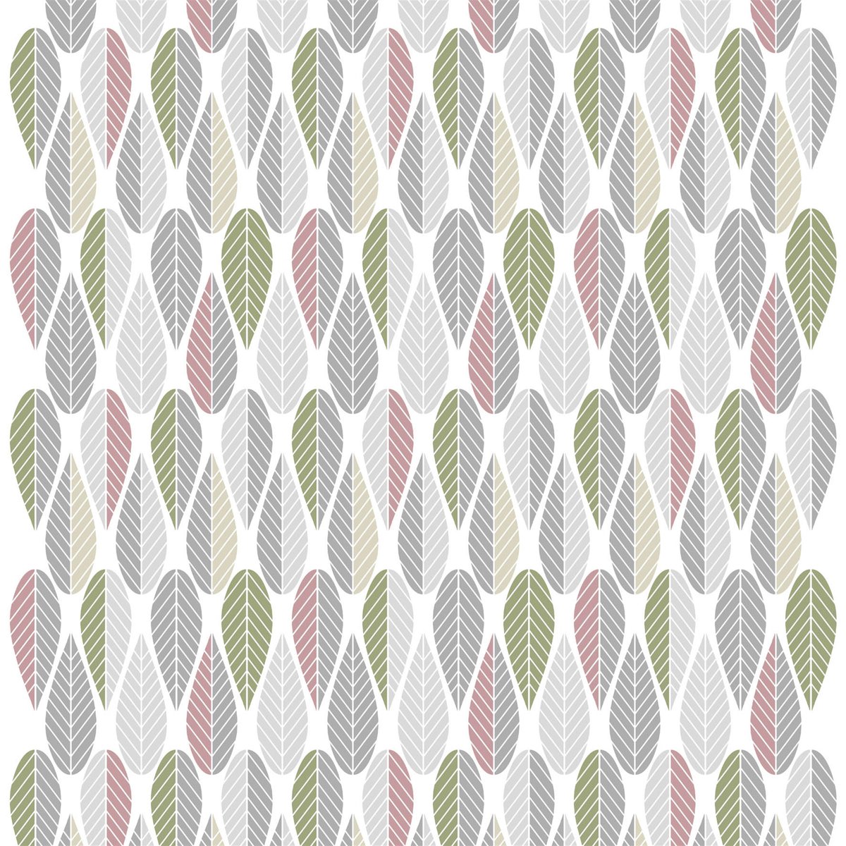Arvidssons Textil Blader vaxduk pastelle | Skandinavisk Design | Vaxdukar | Multi
