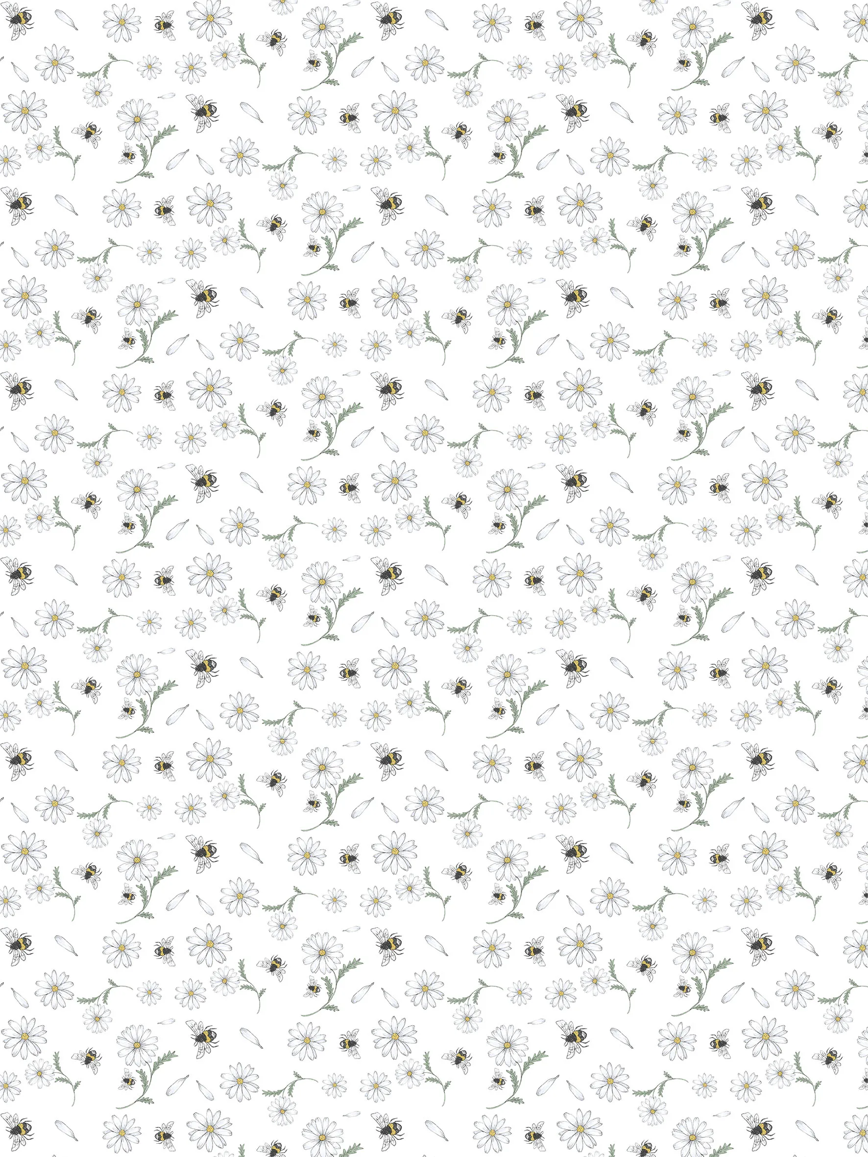 Blomstersurr vaxduk, Beige Arvidssons Textil