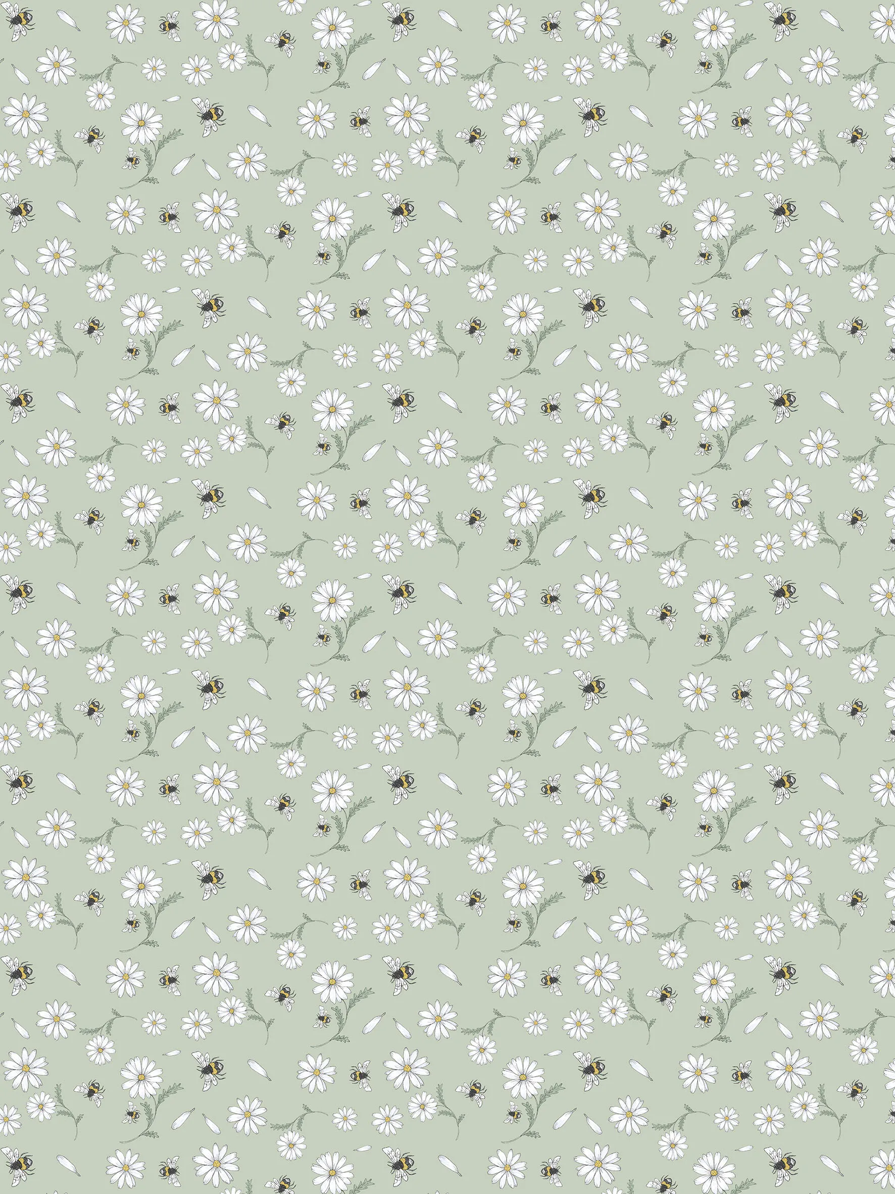 Blomstersurr vaxduk, Grön Arvidssons Textil