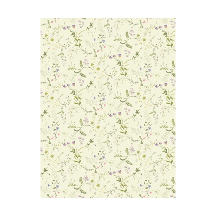 Blomsteryra tyg - Gul - Arvidssons Textil