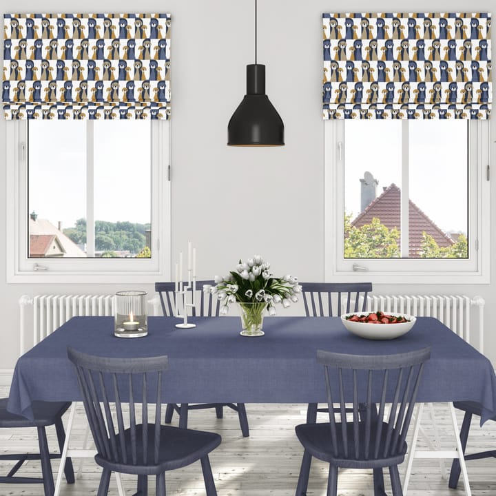 Buster tyg, Blå-beige Arvidssons Textil