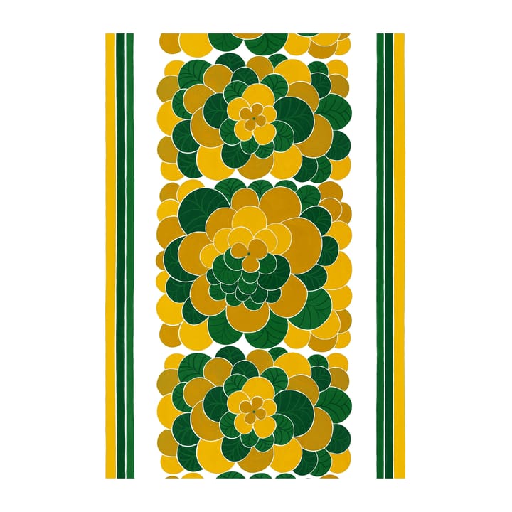 Cirrus tyg - Gul-grön - Arvidssons Textil