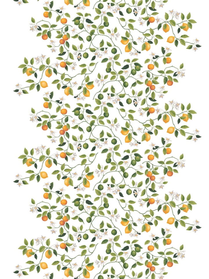 Citrusträdet tyg - Grön-grön - Arvidssons Textil