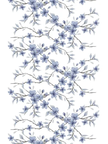 Fägring tyg - Blå - Arvidssons Textil