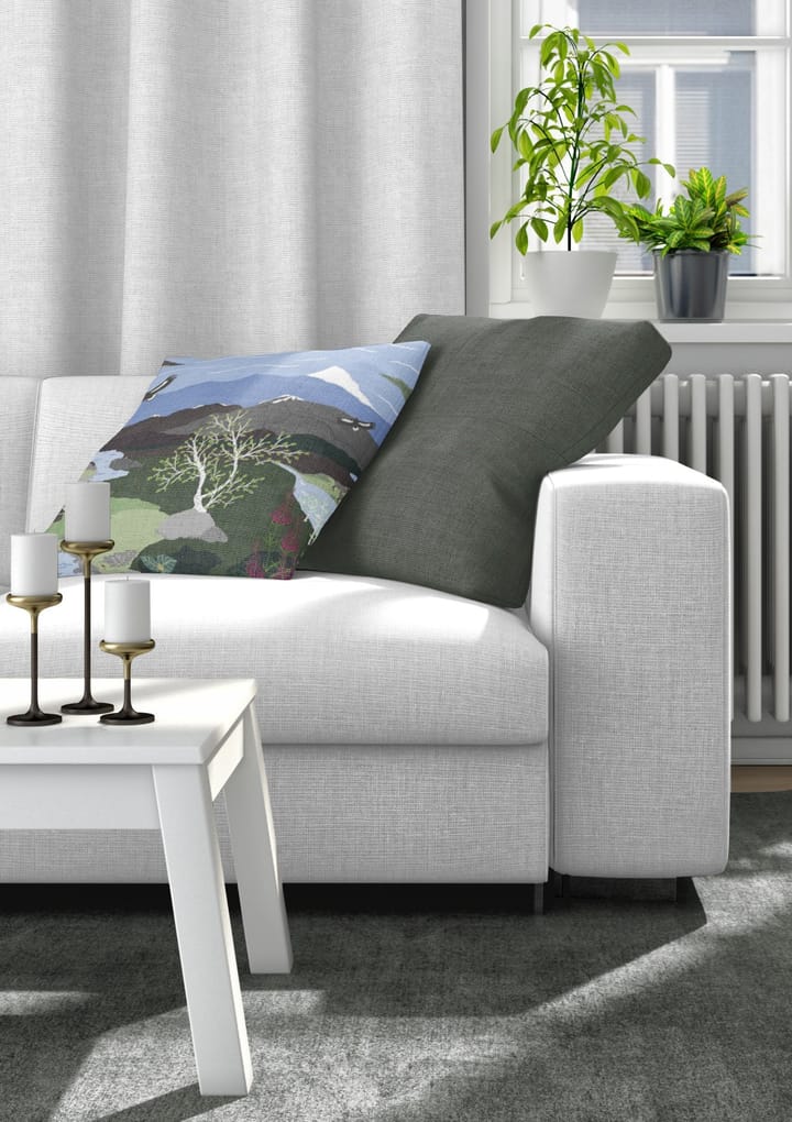 Fjällvandring kuddfodral 47x47 cm, Blå-grön Arvidssons Textil
