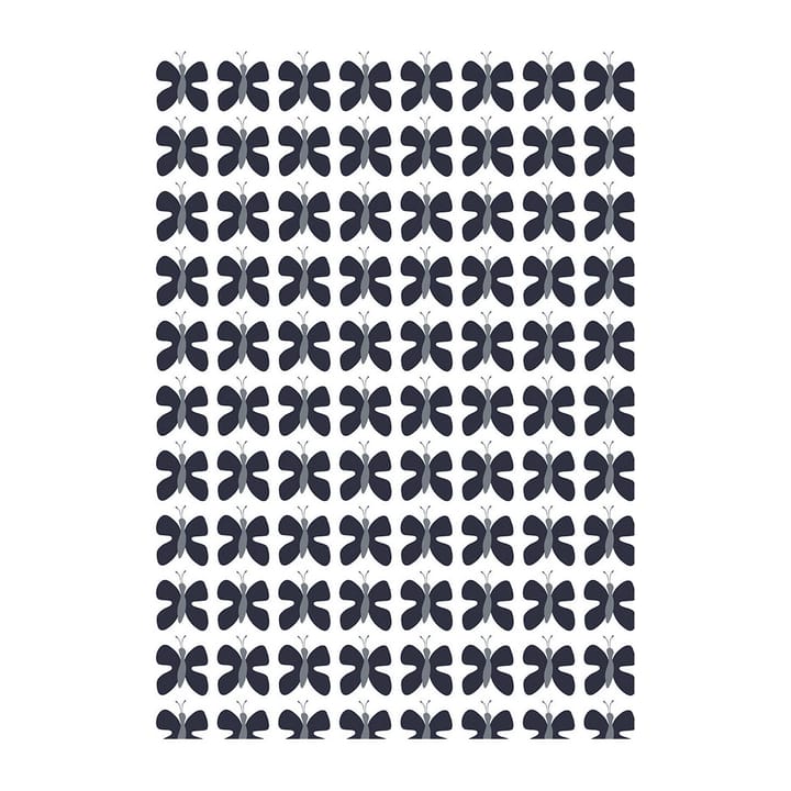 Fjäril Mini tyg - Blå - Arvidssons Textil