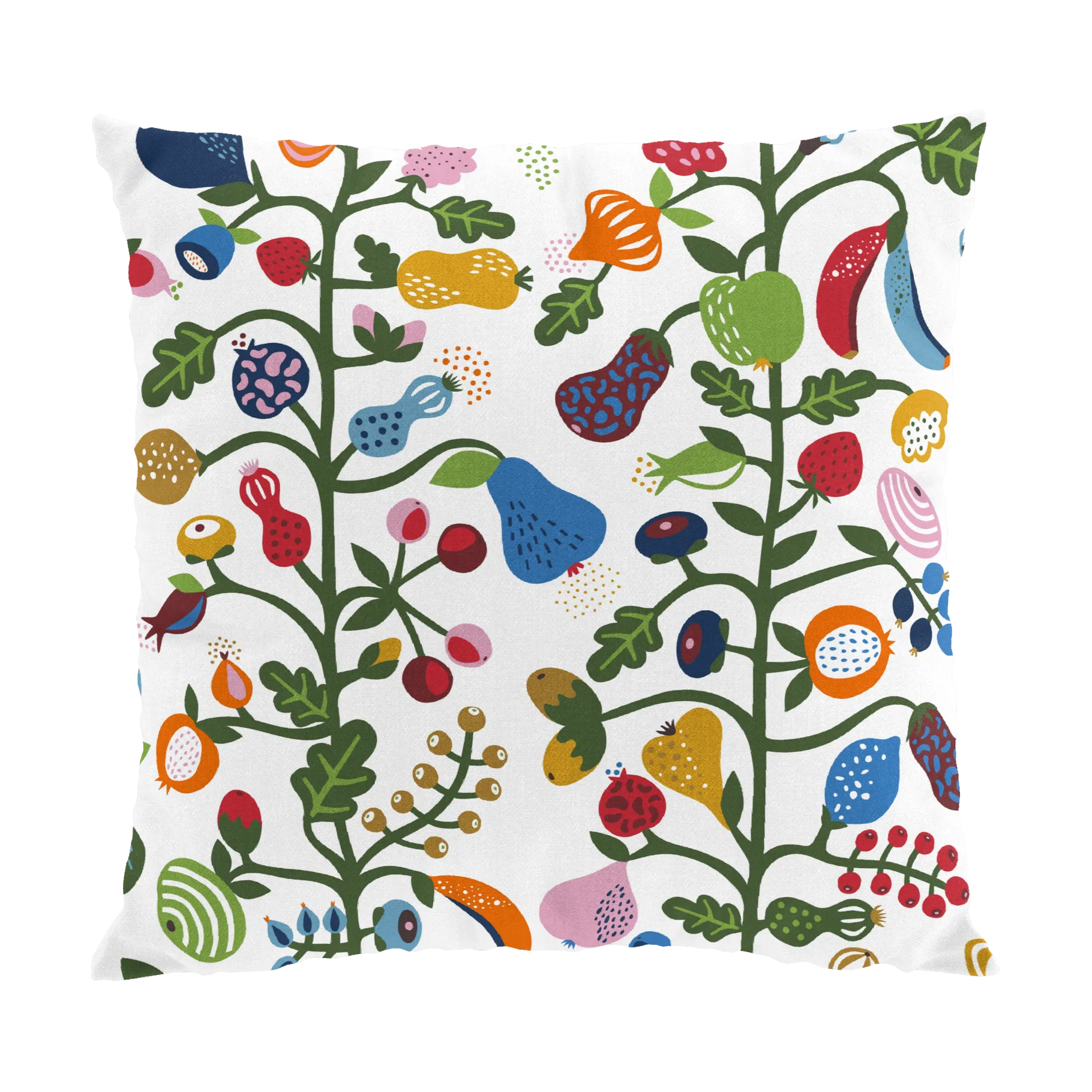 Fruktträdgården kuddfodral 47x47 cm, Multi Arvidssons Textil