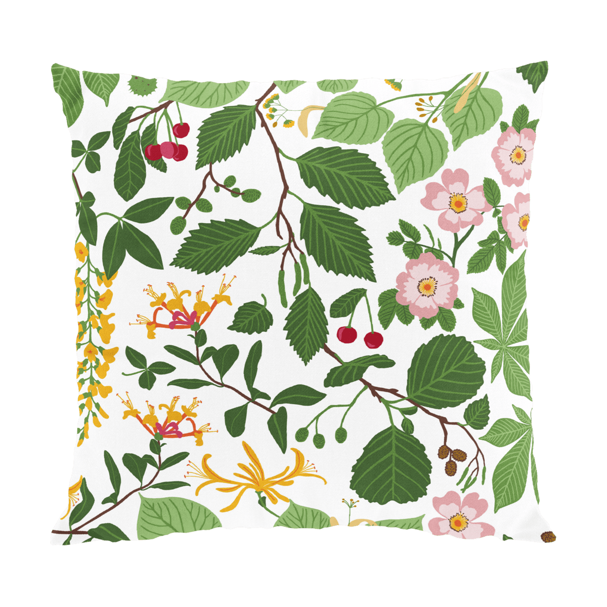 Arvidssons Textil Haga kuddfodral 47x47 cm Grön | Skandinavisk Design | Kuddfodral | Grön