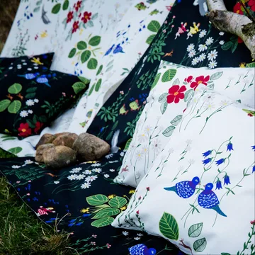 Himlajorden tyg - vit - Arvidssons Textil