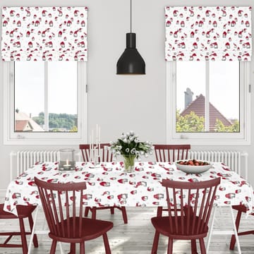 Julian tyg - Off white-röd - Arvidssons Textil