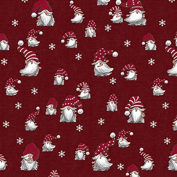 Julian vaxduk - Röd - Arvidssons Textil