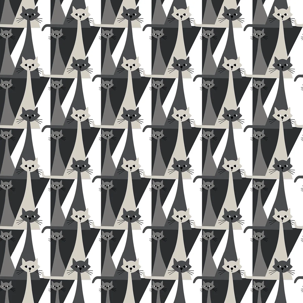 Arvidssons Textil Kitty tyg Grå