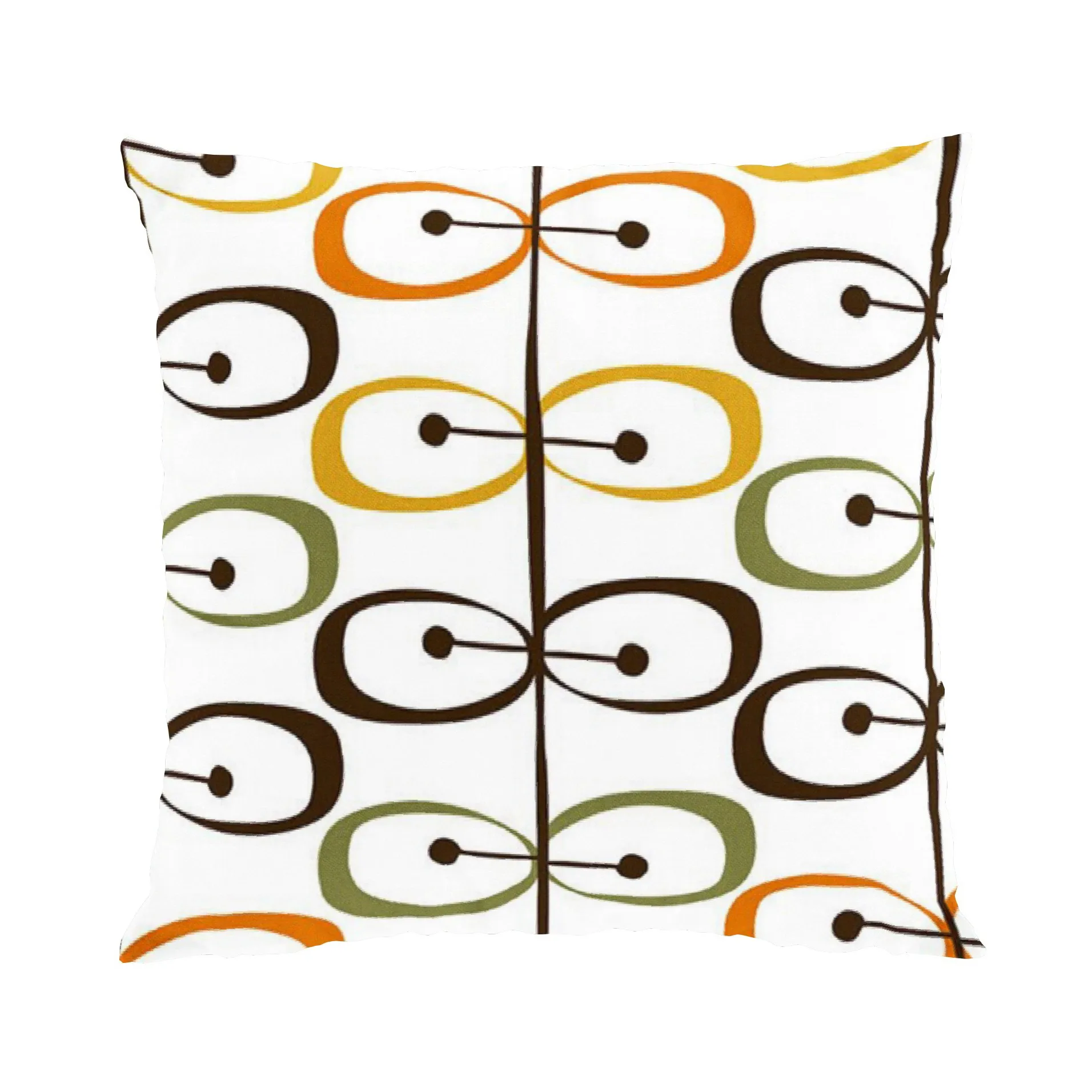 Kiwi kuddfodral 47x47 cm, Gul-orange Arvidssons Textil