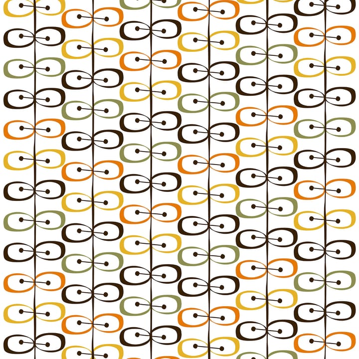 Kiwi tyg - Gul-orange - Arvidssons Textil