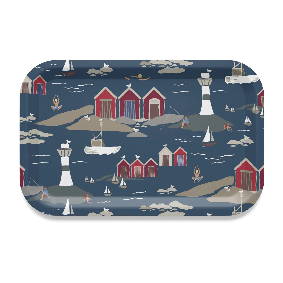 Arvidssons Textil Kust bricka 20x27 cm Blå