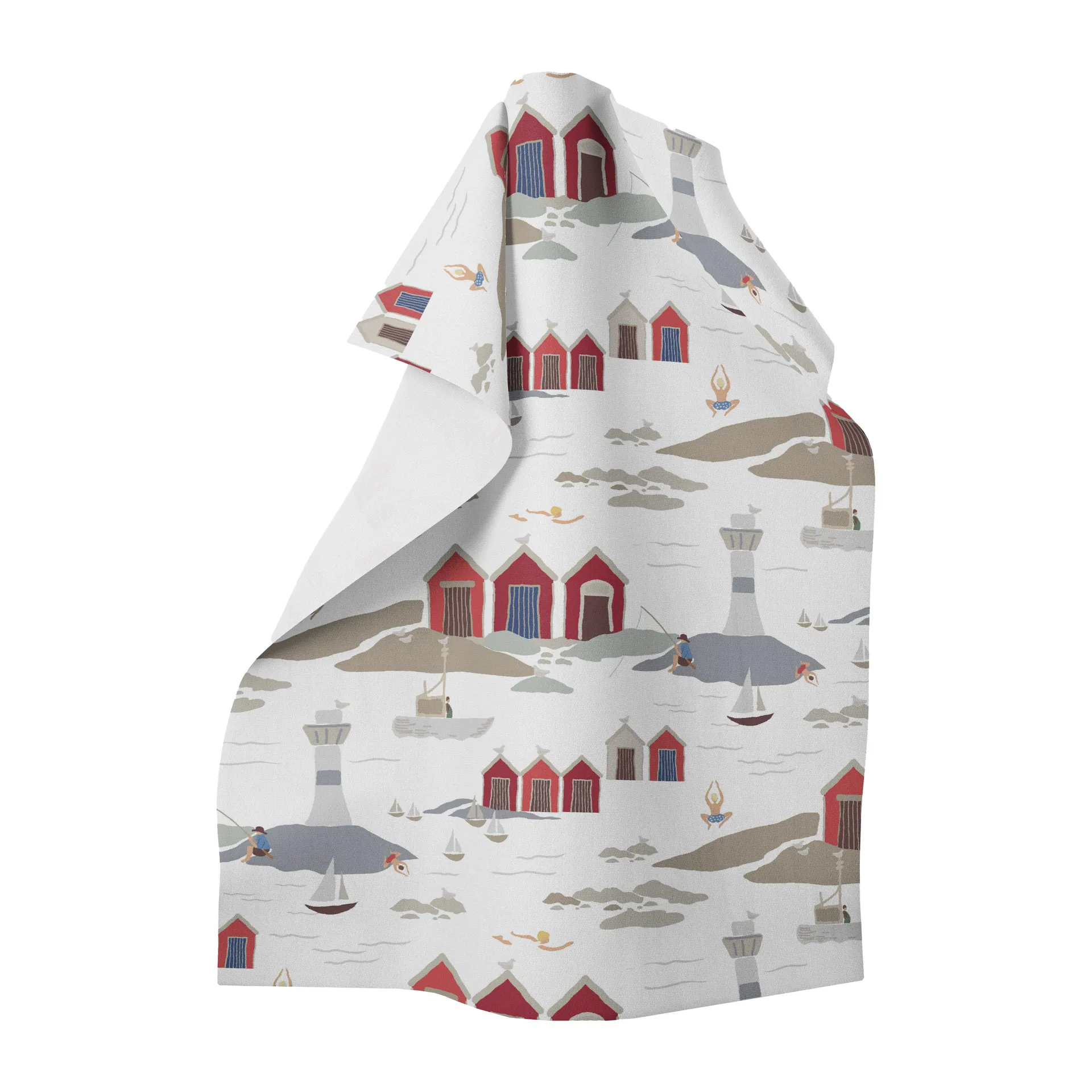 Kust kökshandduk 65x85 cm, Vit Arvidssons Textil