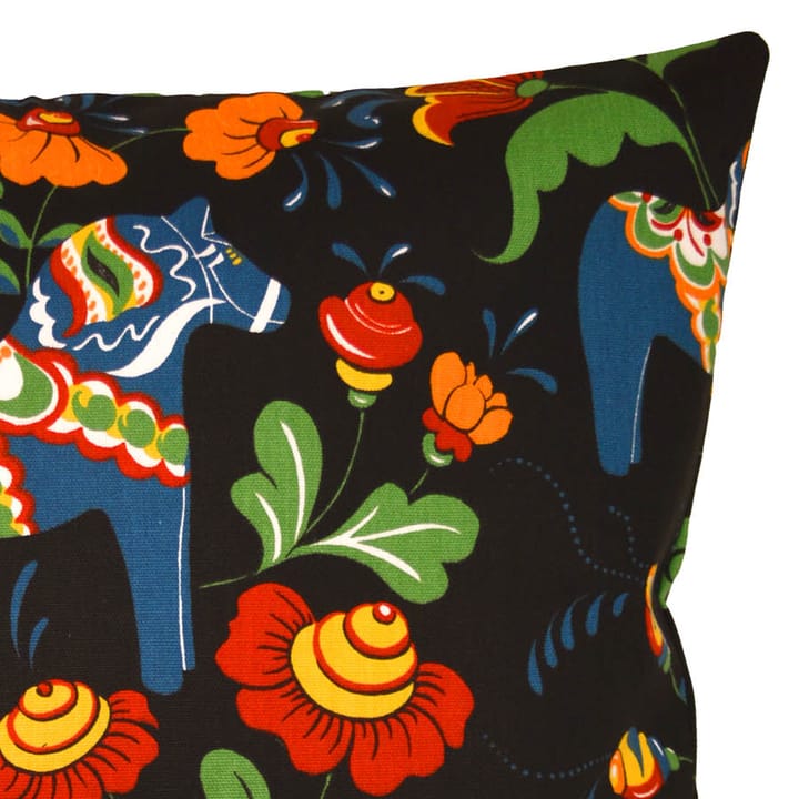 Leksand kuddfodral, svart Arvidssons Textil