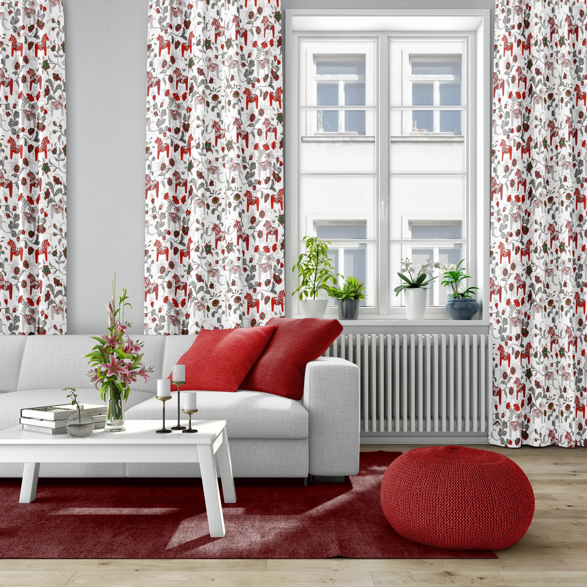 Leksand tyg, Vinröd Arvidssons Textil